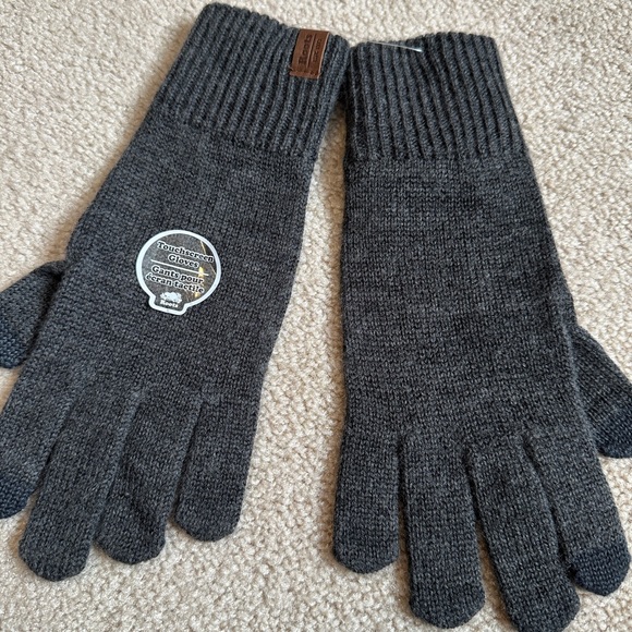 Roots Accessories - 🆕 Roots grey merino-blend Touchscreen Gloves - Sm/Med
